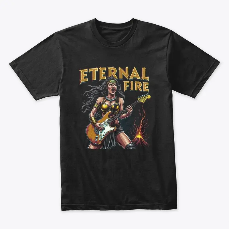 Halftone Design Print | Eternal Fire