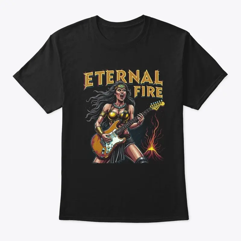 Halftone Design Print | Eternal Fire