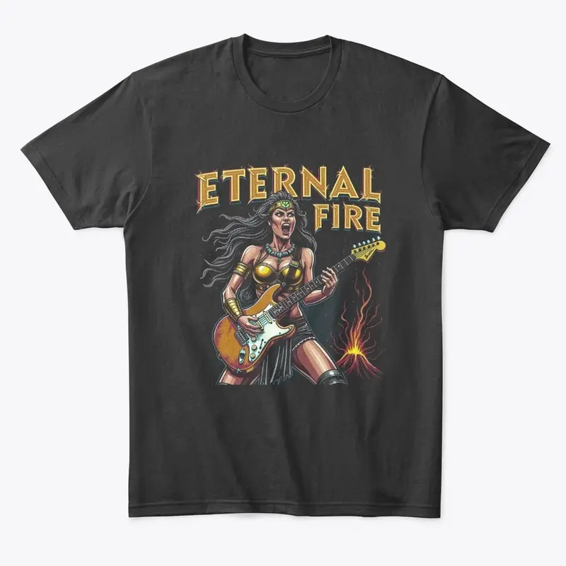 Halftone Design Print | Eternal Fire